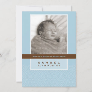 FOTO BAPTISM INVITE :: süß gesagt 4P Einladung