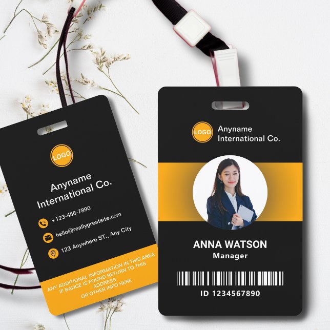 Foto, Bar-Code, Logo hinzufügen Ausweis (Von Creator hochgeladen)