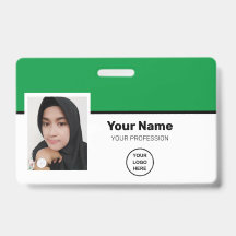 Foto-Bar-Logo-Name des benutzerdefinierten grünen 