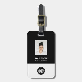 Foto, Bar, Logo, Name Gepäckanhänger