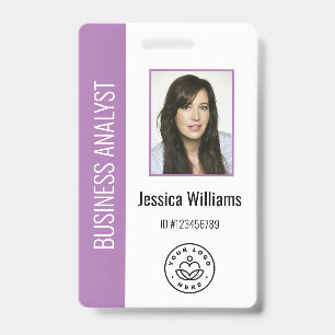 Foto, Bar, Logo, Name Lila Ausweis