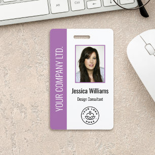 Foto, Bar, Logo, Name Lila Ausweis