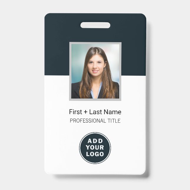 Foto-Barcode und Logo-Individuelle Name für Mitarb Ausweis (Vorderseite)