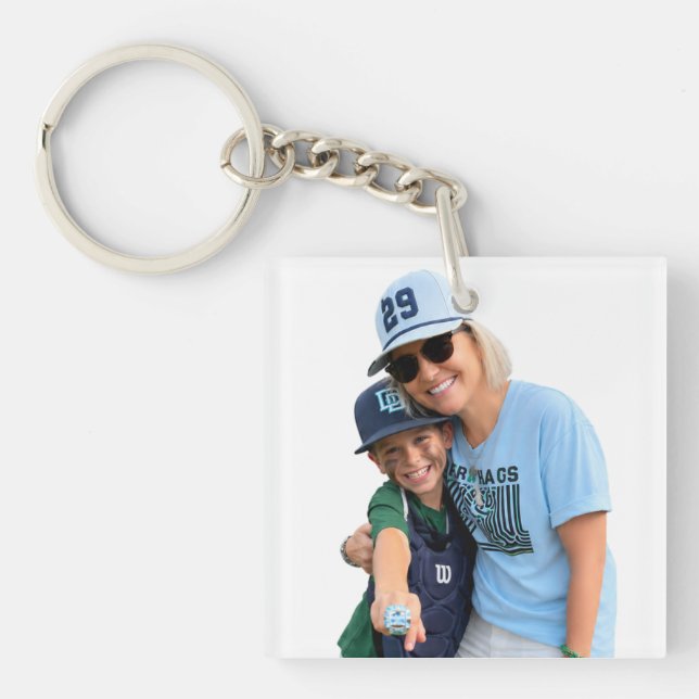 Foto Baseball Oma Schlüsselanhänger (Vorderseite)