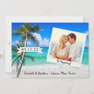 Foto Beach Palm Das Ereignis Zielort Save The Date
