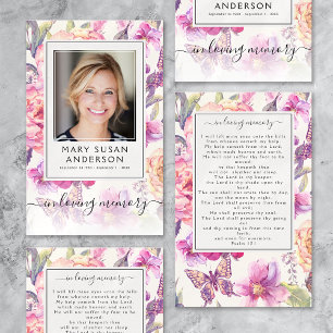 Foto-Beerdigungskarte