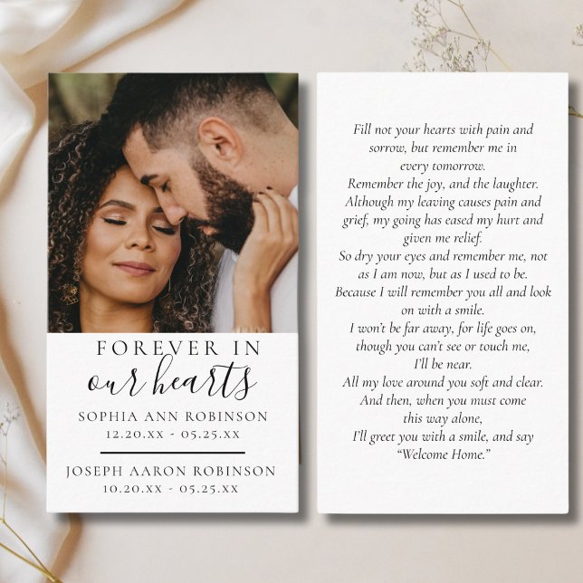 Foto-Beerdigungskarte Visitenkarte (Von Creator hochgeladen)