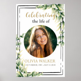 Foto-Beerdigungsunterschrift Poster