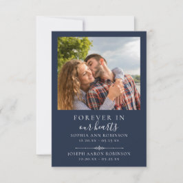 Foto-Begräbniskarte