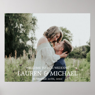 Foto Begrüßungszeichen Poster