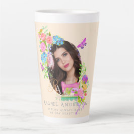 Foto Beige der Monografie der Schleife Milchtasse