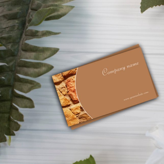 Foto beige QR Visitenkarte aus Minimalistischem St (Von Creator hochgeladen)