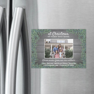 Foto Beliebiger Text Feiertag Beweglich Ankündigun Magnetkarte