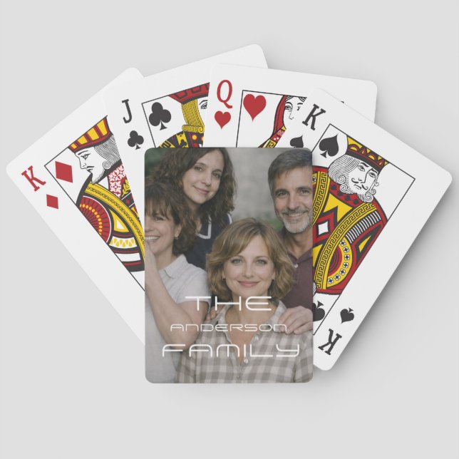 Foto - Benutzerdefinierte Spielkarten mit vertikal (Rückseite)