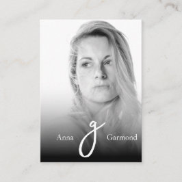 *~* Foto Beruflich Einfache AP31 QR Minimal Visitenkarte