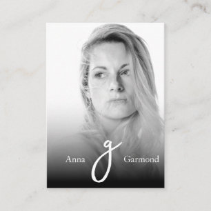 *~* Foto Beruflich Einfache AP31 QR Minimal Visitenkarte