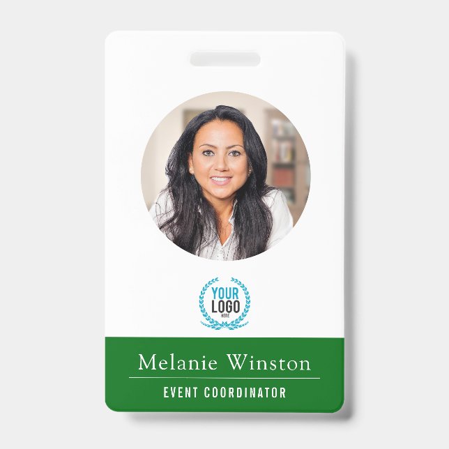 Foto| Berufliches Logo| Grün Ausweis (Vorderseite)