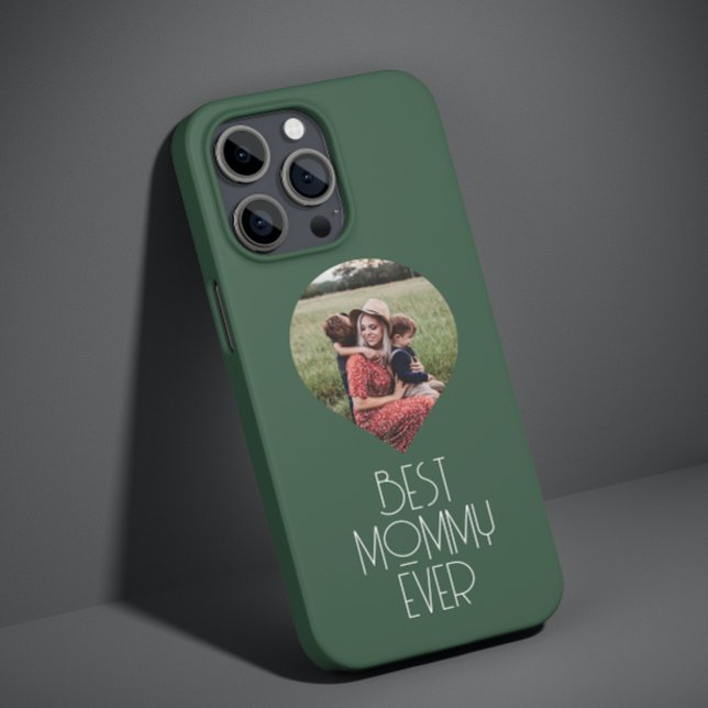 Foto Best Mommy Ever Moderne Script Mama Case-Mate iPhone Hülle (Von Creator hochgeladen)