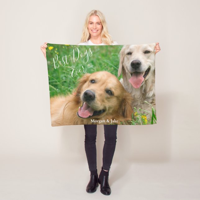 Foto Beste Hunde je Fleece Blanket (Beispiel)
