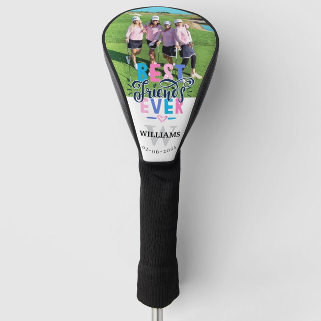 Foto bester Freund je Golf Head Cover Headcover (Vorderseite)