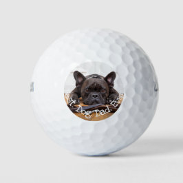 Foto Bester Hund Vater je Frenchie Spaß Weißer Sch Golfball