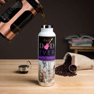 Foto Bester Vater Musik Cool Moderner Tag der Väte Trinkflasche