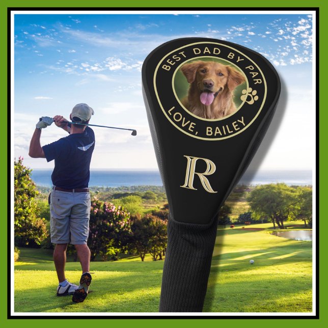 Foto Bester Vater nach Par Custom Monogram * Golf Headcover (Von Creator hochgeladen)
