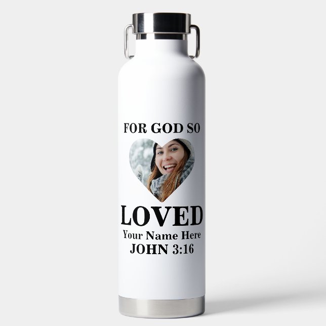 Foto Bibelverse Christlich Trinkflasche (Vorderseite)