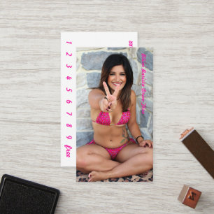 Foto Bikini Coffee Drive-Thru Loyalty Card Treuekarte