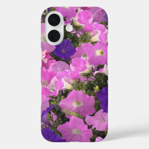 Foto Bild von Morgen Glory Rosa & Lila Blüten iPhone 16 Hülle