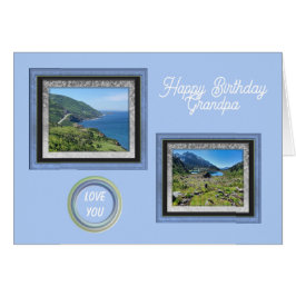 Foto-Bilder für Opa Geburtstagskarte