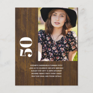 FOTO BIRTHDAY INVITATION 50. 21. 18. 16. 30. FLYER