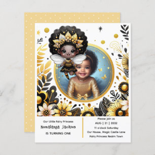 Foto Birthday Little Black Fairy African Princess