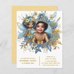 Foto Birthday Little Black Fairy African Princess