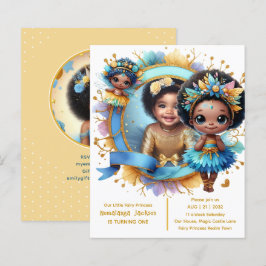 Foto Birthday Little Black Fairy African Princess