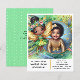 Foto Birthday Little Black Fairy African Tropical