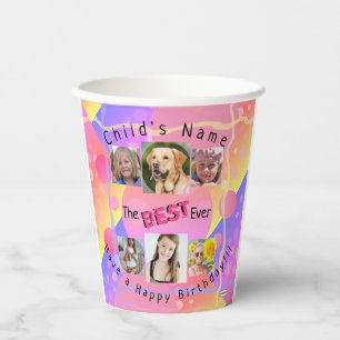 Foto Birthday Paper Cup HAMbyWG Pappbecher