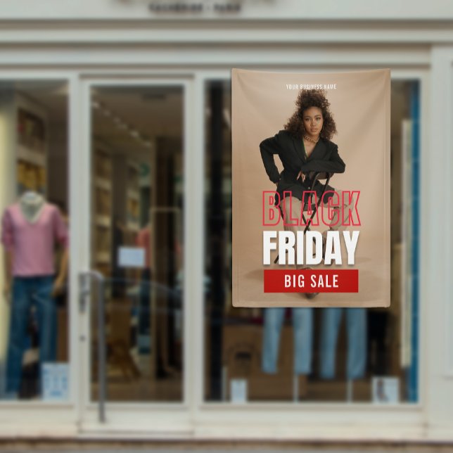 Foto Black Friday Big Sale Produktwerbung Banner (Photo Black Friday Big Sale Product Promo Banner)