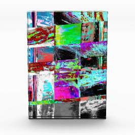 Foto-Block – Abstrakter Raster Fotoblock