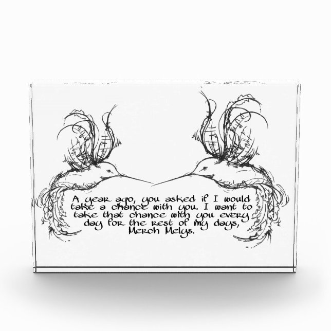 Foto-Block-Kolibri-Zitat Fotoblock (Vorderseite)