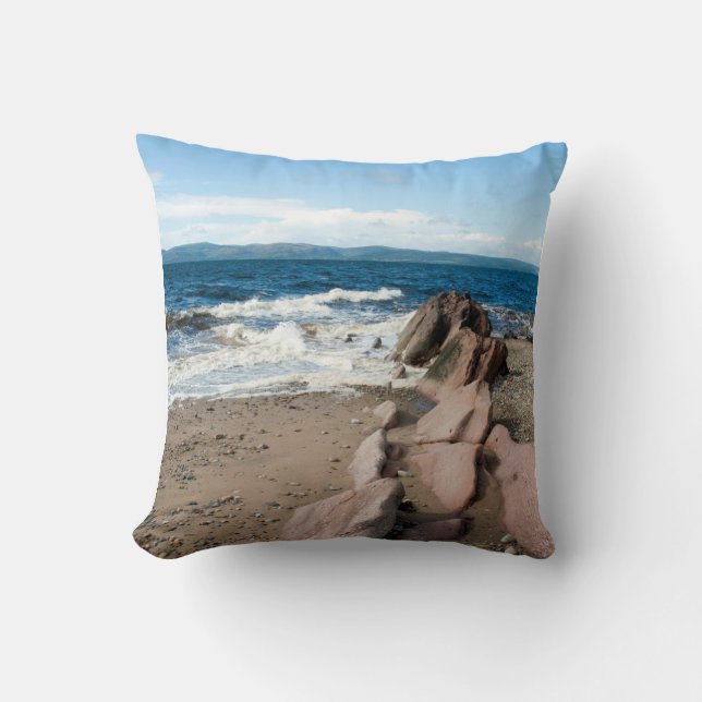 Foto-Block-Leinwand der Machrie Bay Card Kissen (Vorderseite)