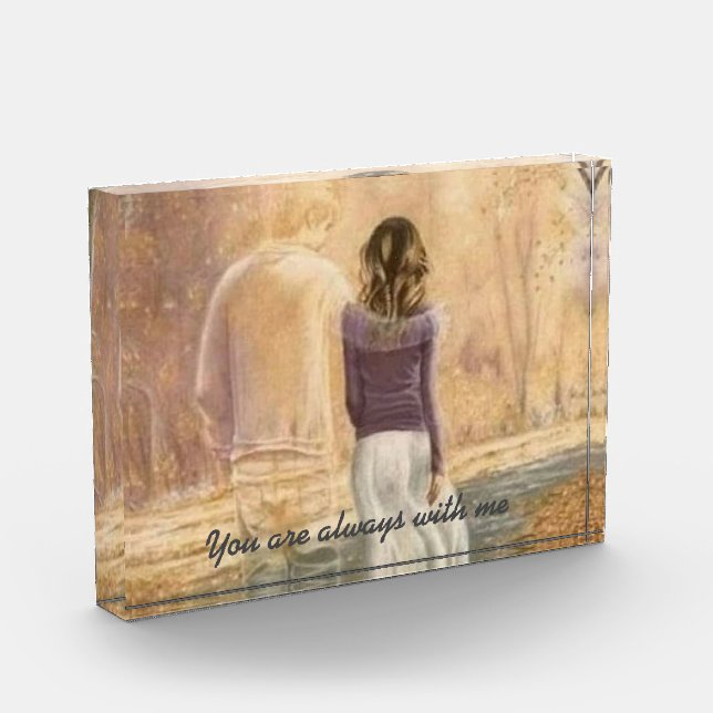 Foto Block "Sie sind immer bei mir" - personalisie (Links)