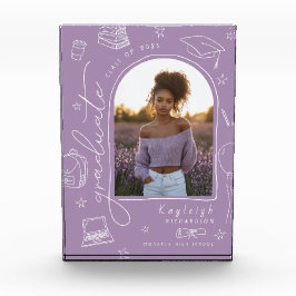 Foto-Blockblock für den Retro-Abschluss Fotoblock