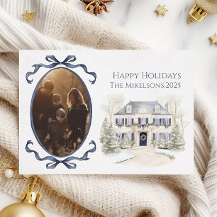 Foto Blue Manor Familienweihnachten Feiertagskarte