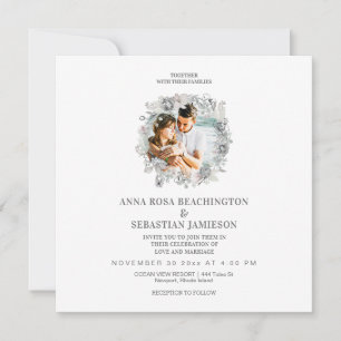 *~* FOTO Blumenkode AR16 UAWG Wedding Einladung