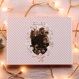 Foto-Blush-Band-Baum-Weihnachten Feiertagskarte