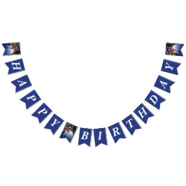 Foto Blush Pink Gradient Happy Geburtstag Wimpelkette