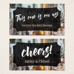 Foto, Bold Script, Wedding & Event Drinks