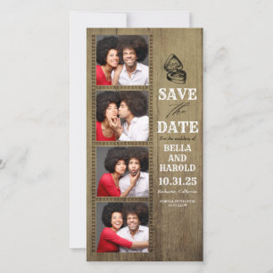 Foto Booth betrachtet Rustikales Land Save the Dat Save The Date