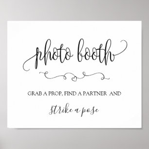 Foto Booth Sign Poster